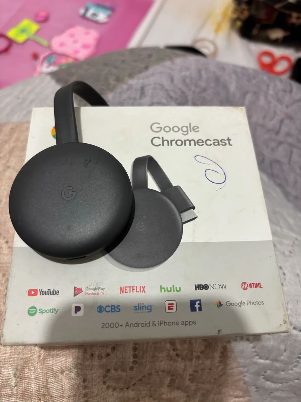 Google Chromecast 3a Geração Original com Caixa