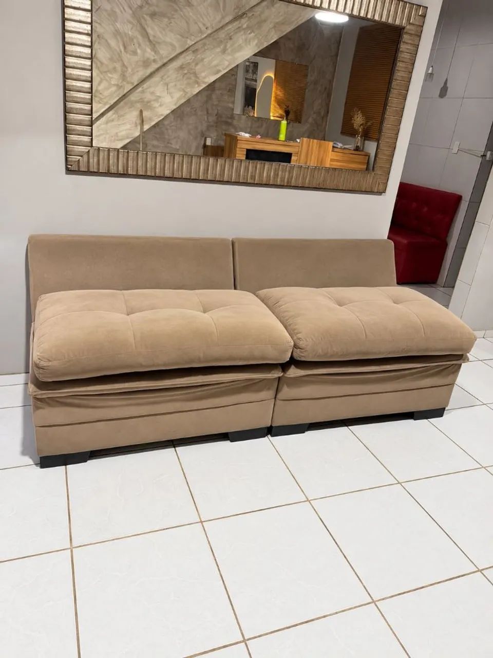 SOFÁ DE 2 METROS - MAIS ESPAÇO PARA SENTAR, MENOS ESPAÇO OCUPADO! - Foto 5