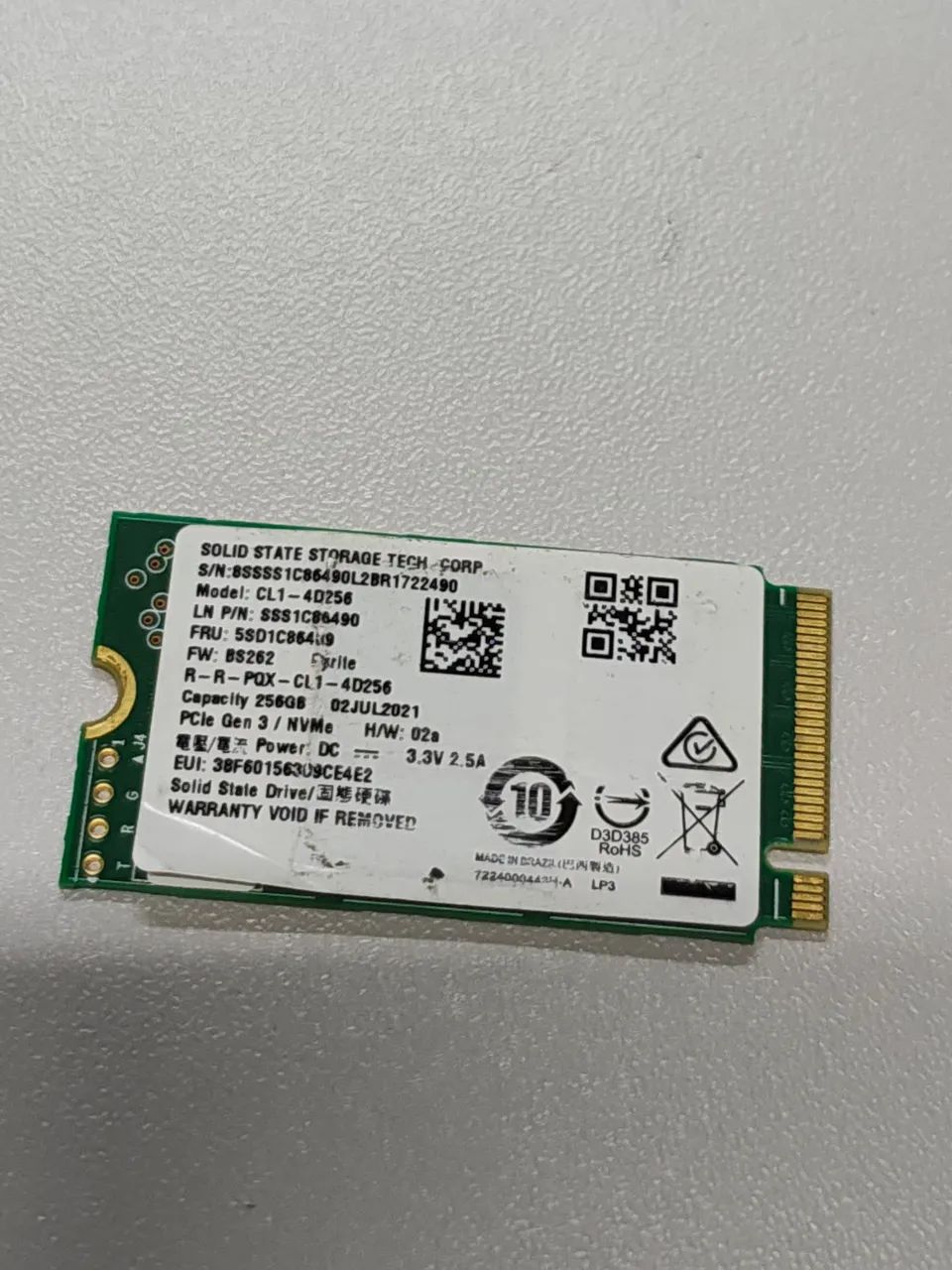 SSD 256gb