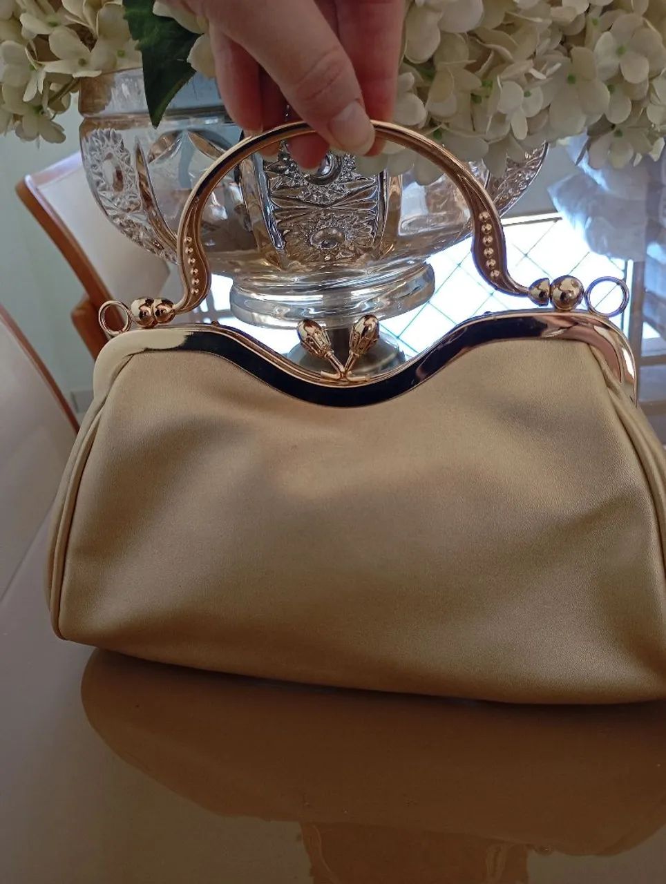 Bolsa Dourada de Festa - R$80,00 - Foto 3