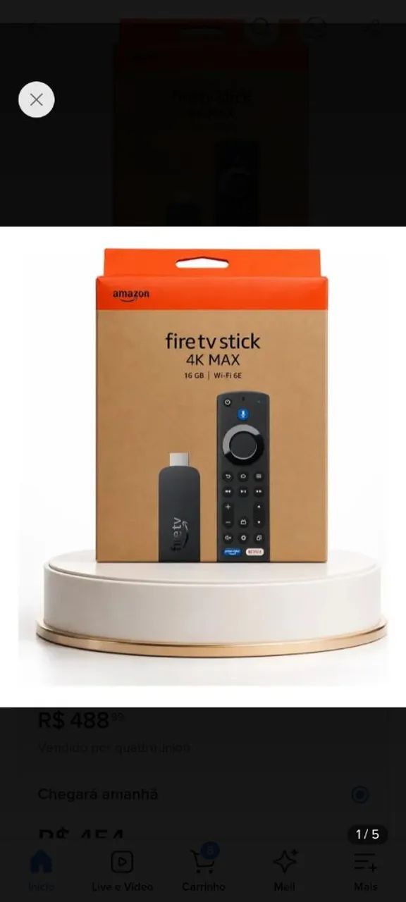 Fire stik tv 4k max 