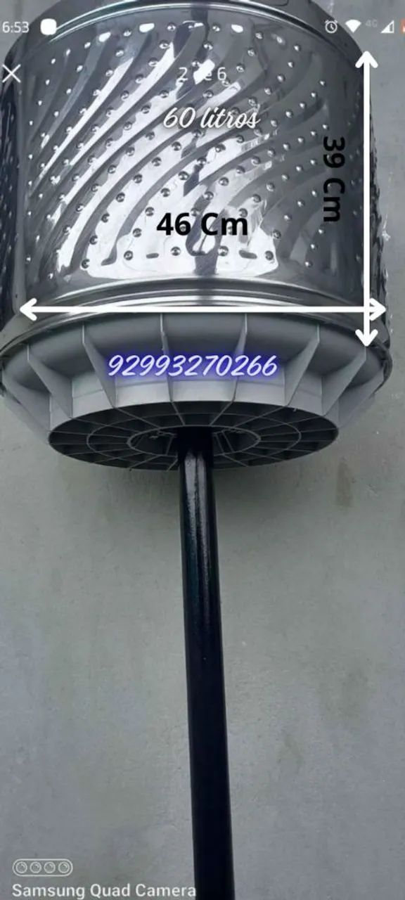 Lixeira de inox  - Foto 2