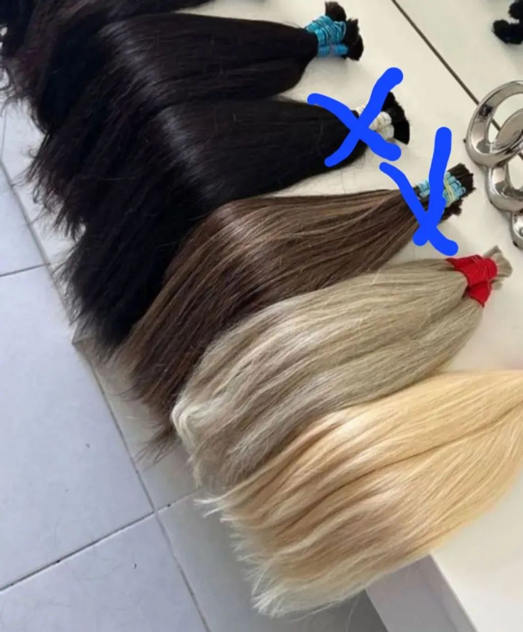 Cabelo humano indiano 65cm - Foto 3