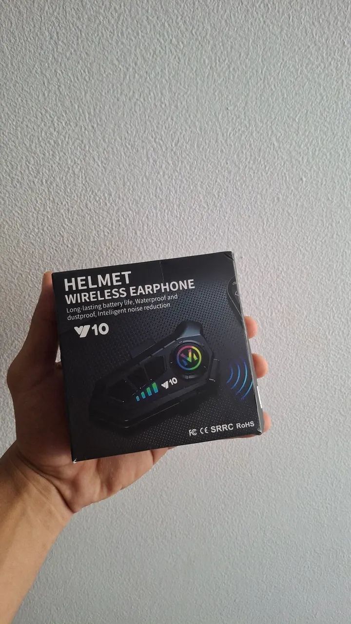 Fone Intercomunicador Bluetooth Para Capacete  - Foto 2