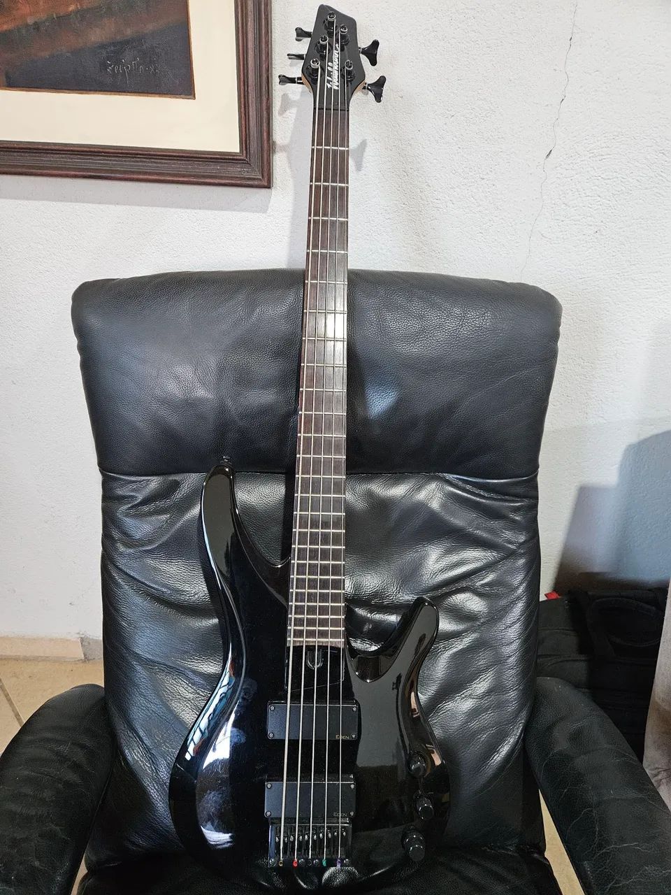 Contrabaixo washburn mr15 preto zero!!