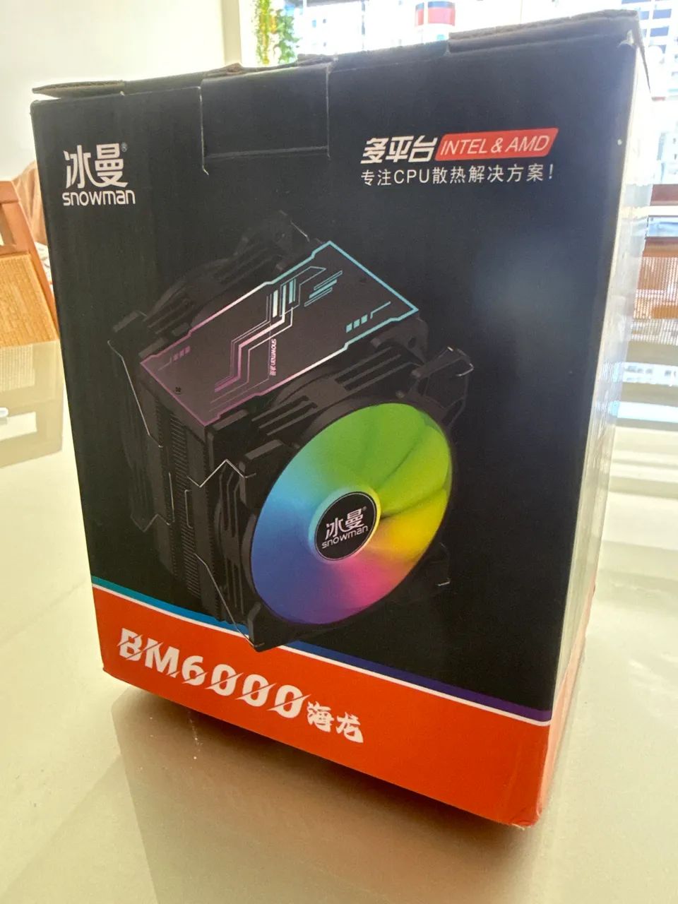 SUPER CPU COOLER SNOWMAN BM6000 6 HEATPIPES 2 FANS - Foto 5