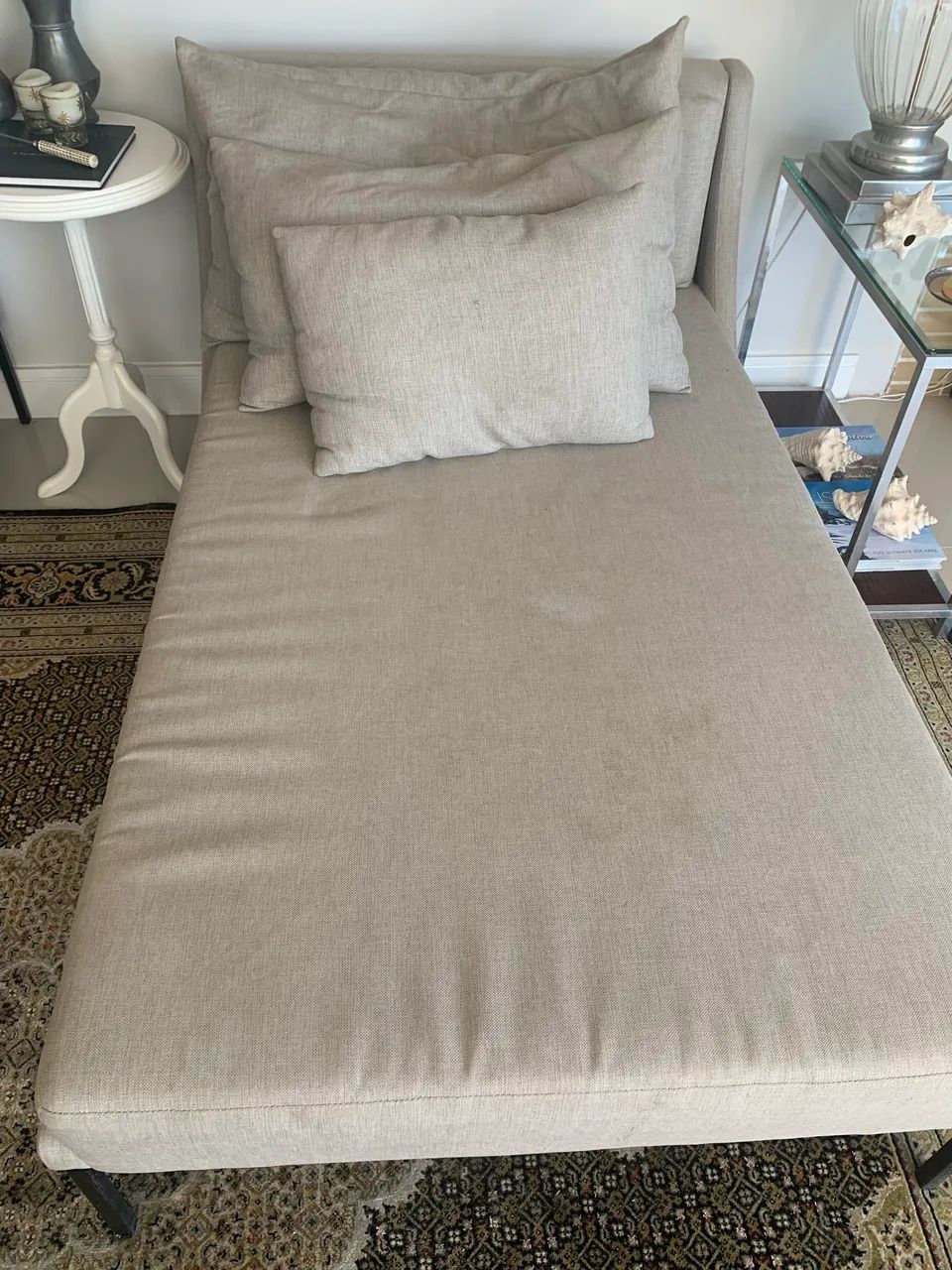 Conjunto de Chaise em linho - Foto 3