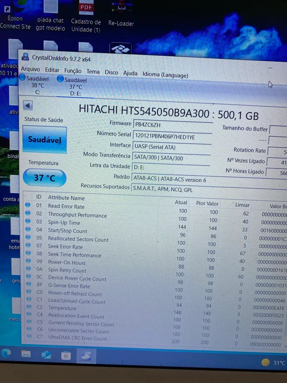 Hd de 500 2,5 polegadas  - Foto 2