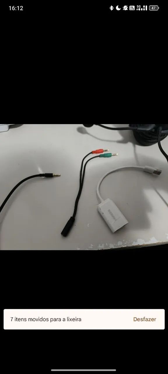 Headset HyperX CloudX Original - Funciona, com detalhes - Foto 4