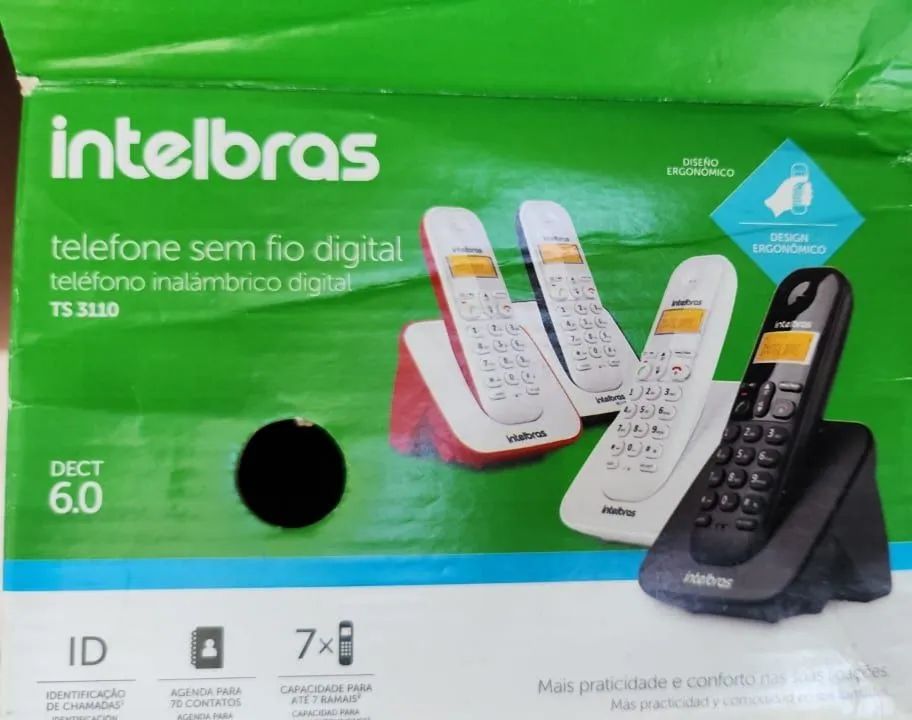 Telefone sem fio digital Intelbras - Foto 2