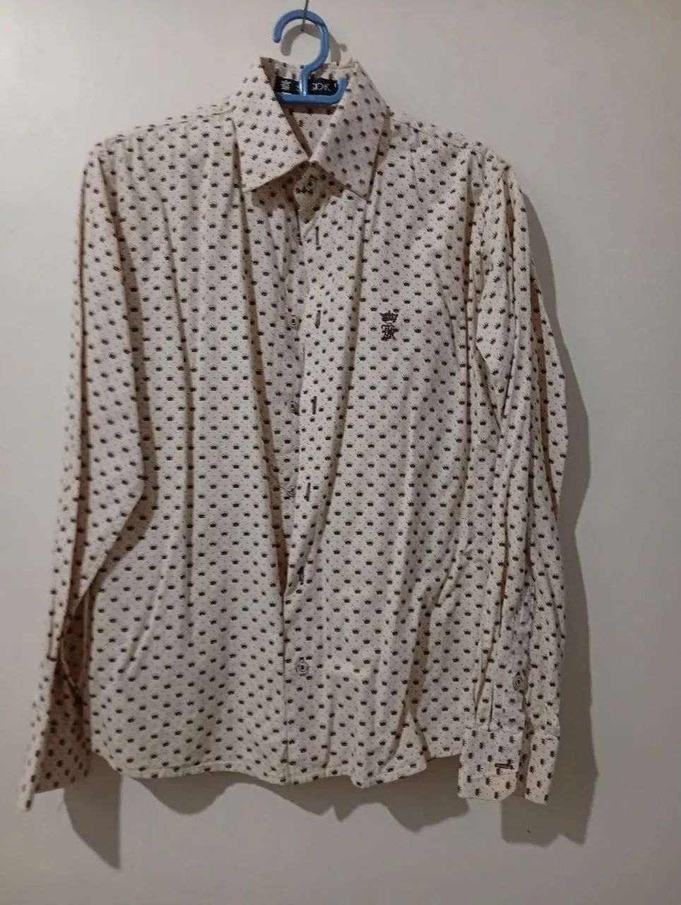 Camisa social mangá longa 38/40