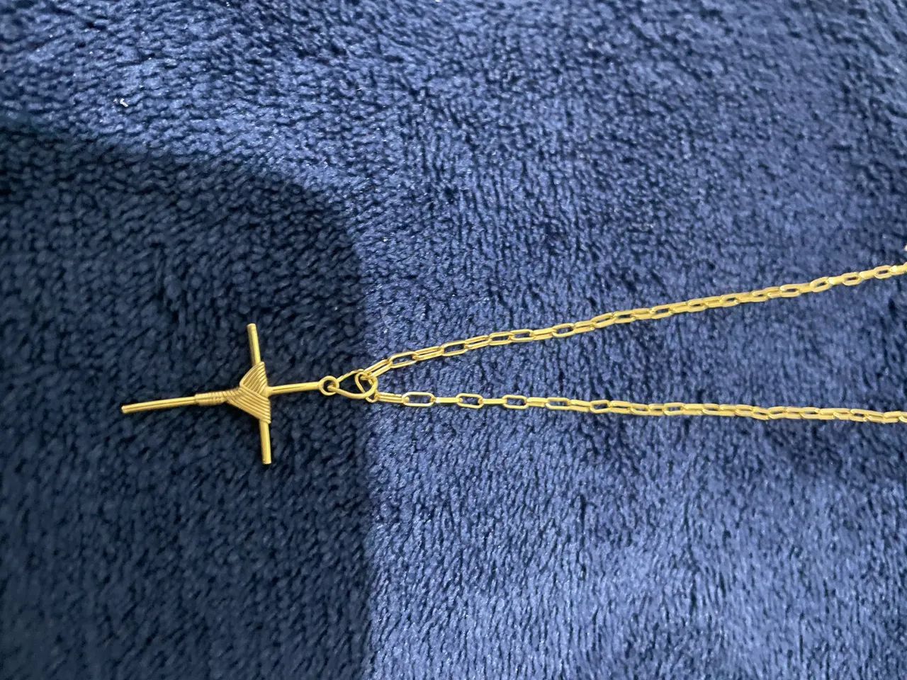 Cordão Ouro 65cm + Pingente (18k 4 gramas no total) - Foto 3