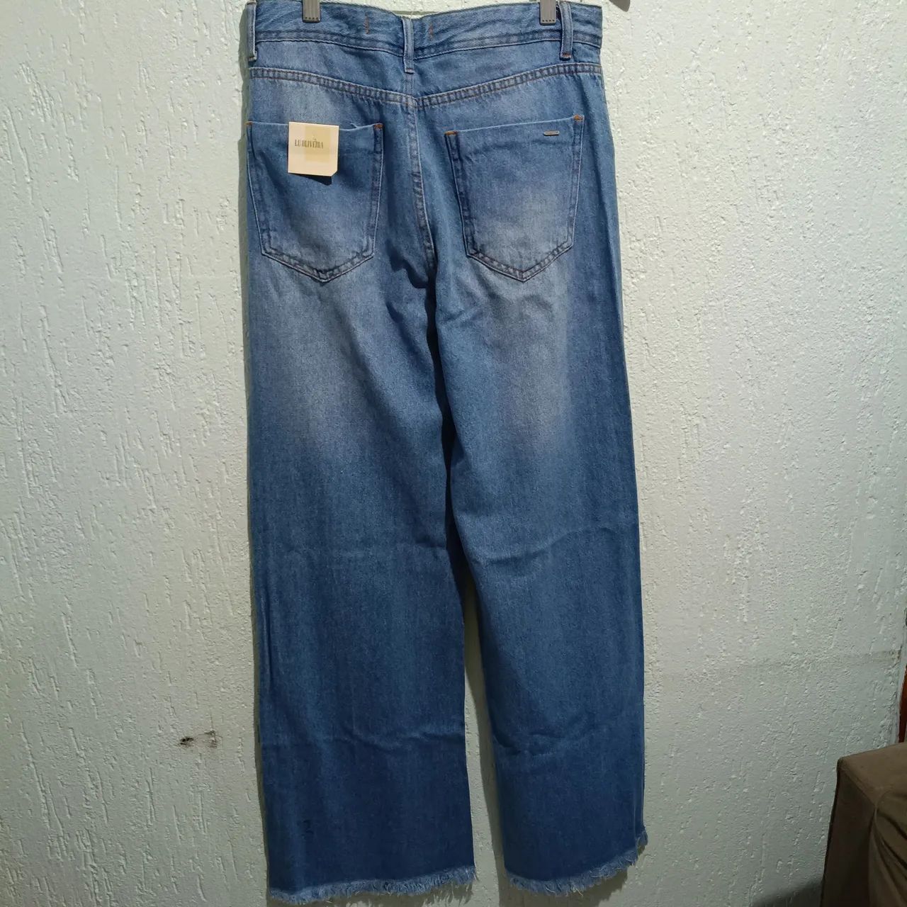 Calça jeans wide-leg  - Foto 3