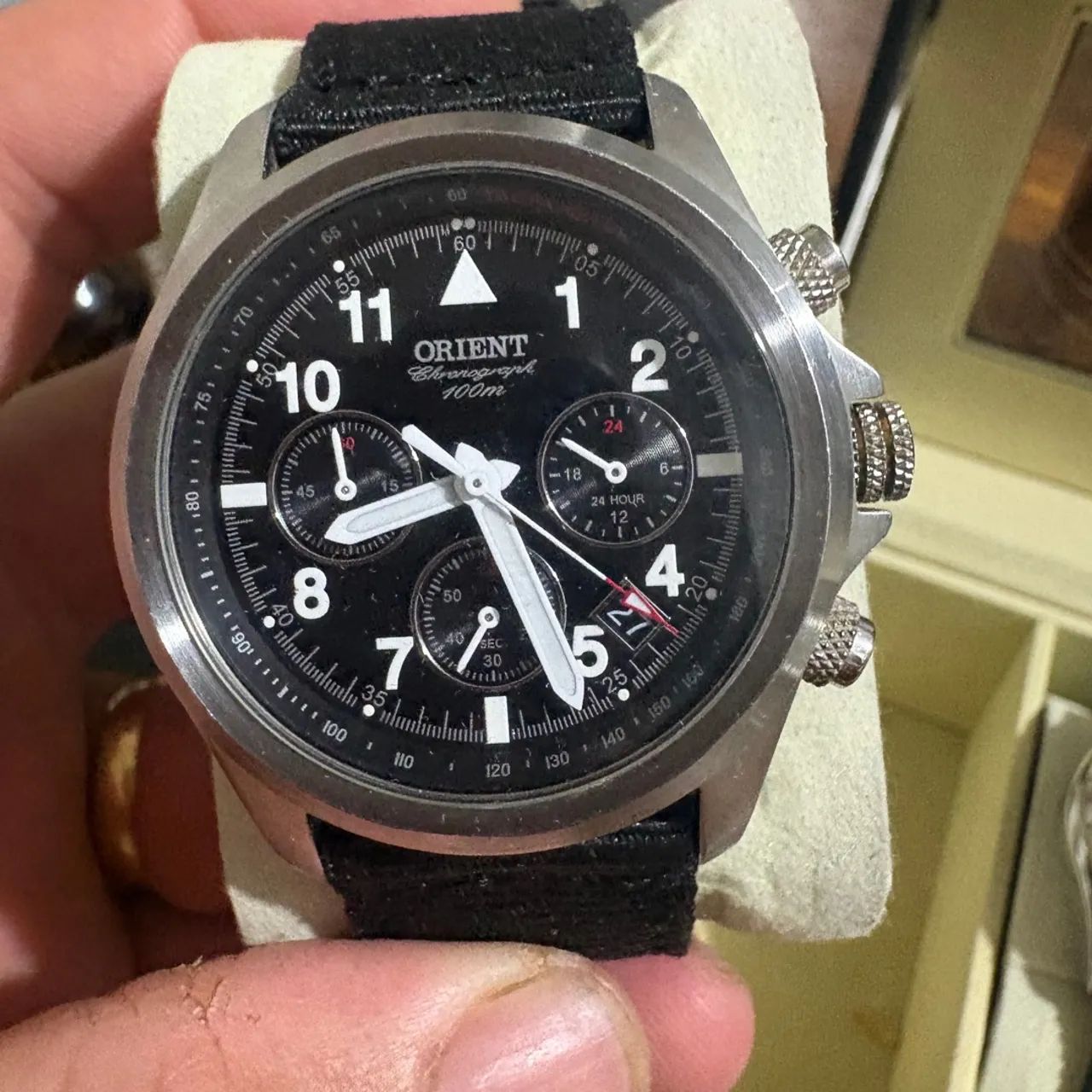 Dois relógio um orient e um seiko  