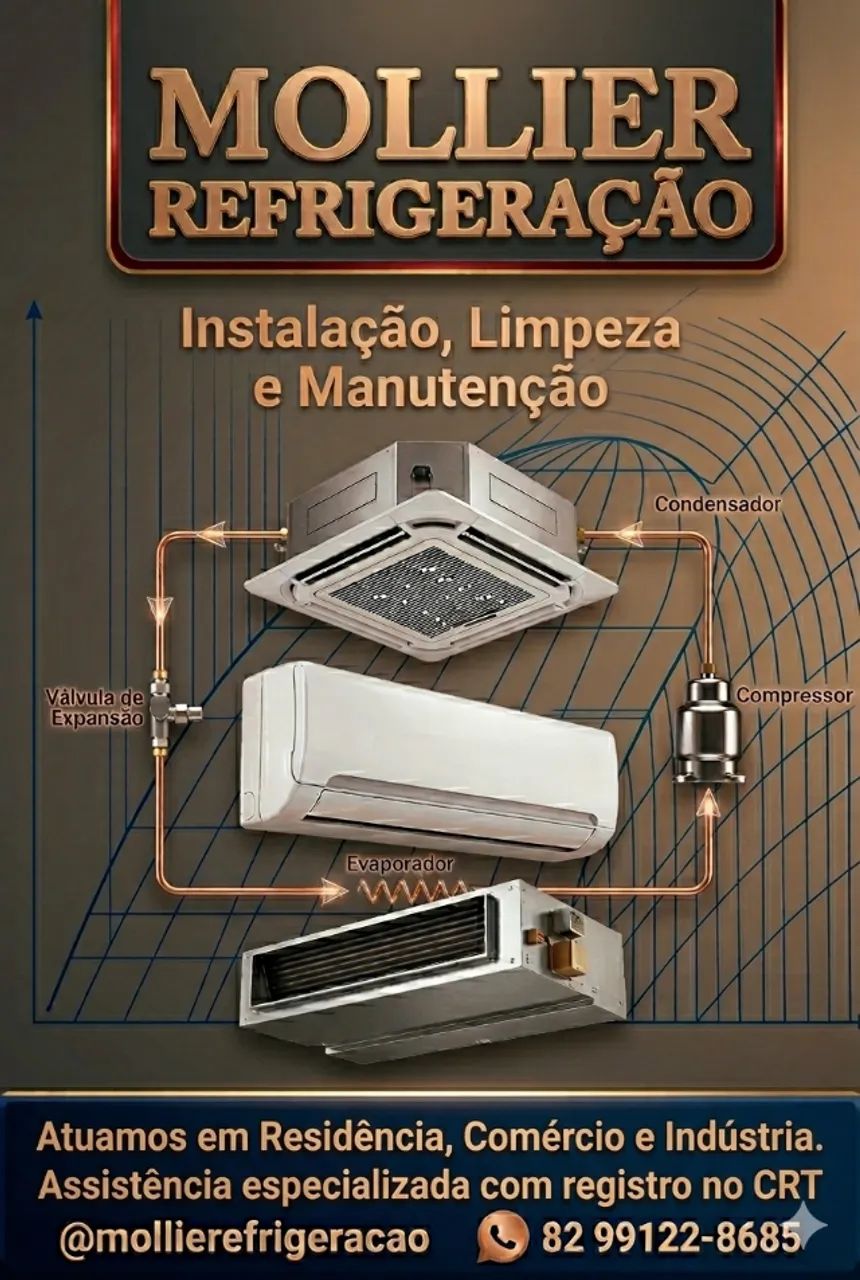 Manutenção, Limpeza e Instalação de Ar Condicionado