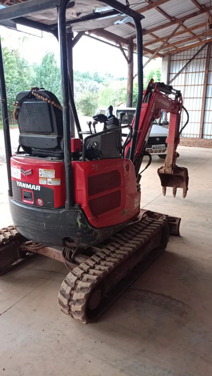 Mini Escavadeira Yanmar vio 17 ano 2018 com 6.200 horas - Foto 6