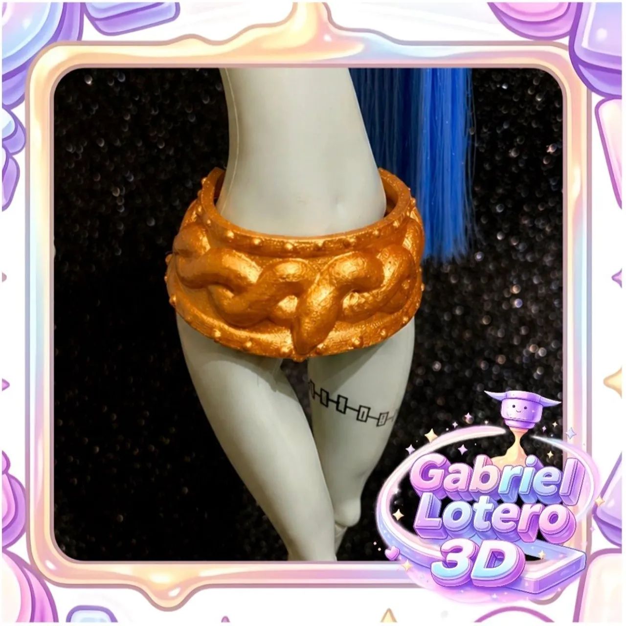 Cinto para a boneca Monster High Nefera de Nile Básica - impressão 3D