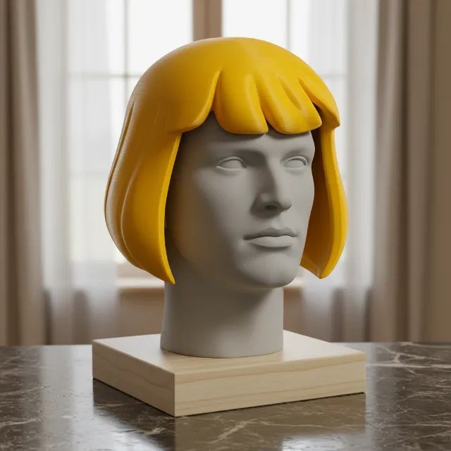 Peruca - do He Man - 61 cm - Cosplay Adulto - Foto 4