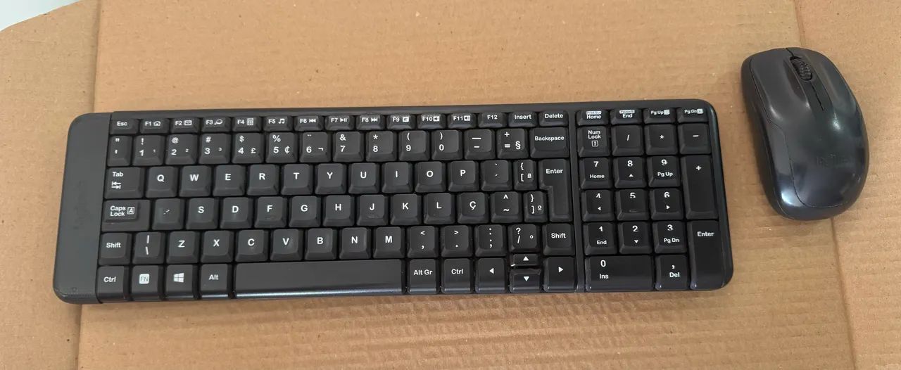 Teclado e mouse sem fio 