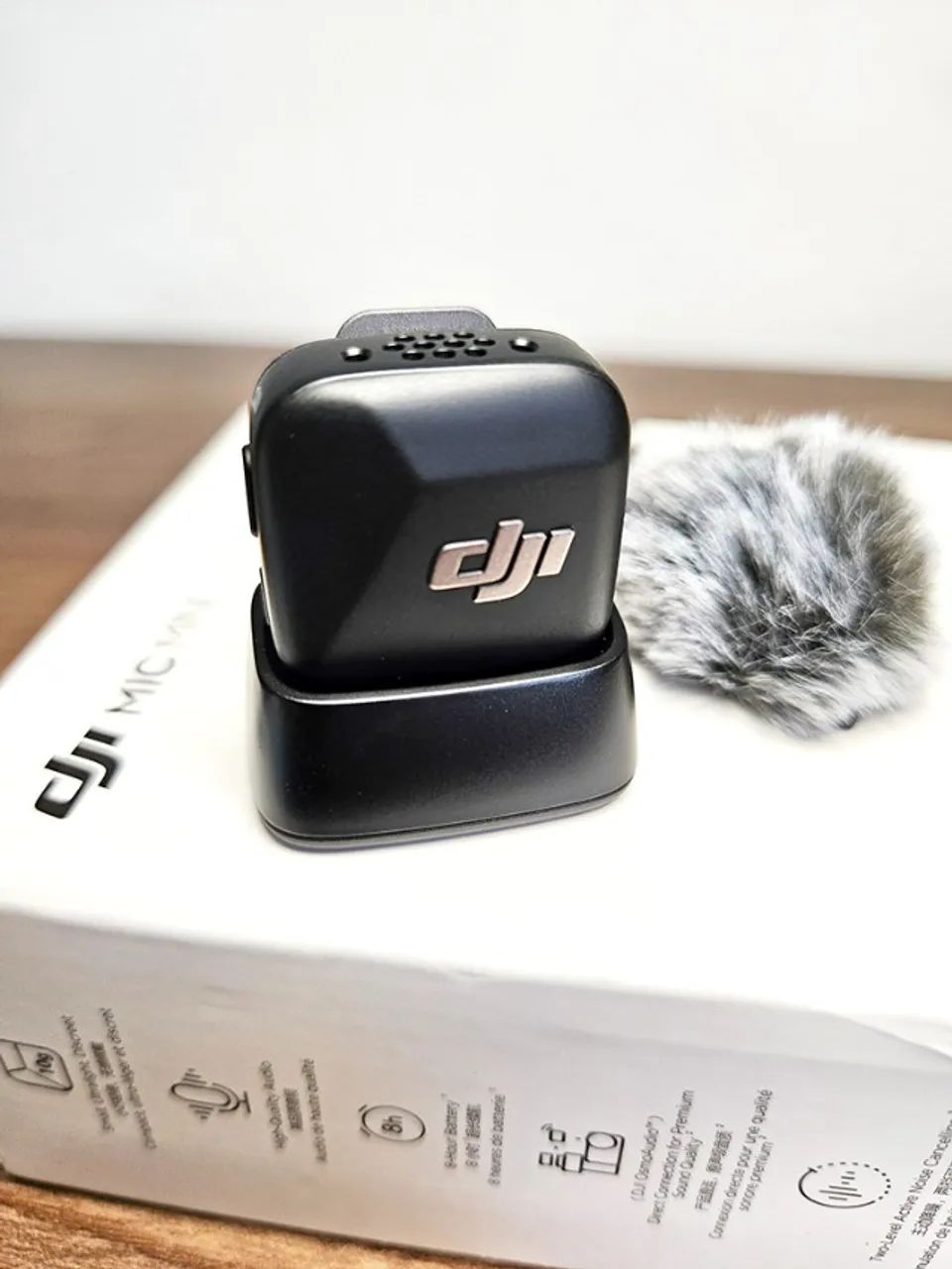 Microfone DJI Mic Mini (1 TX Microfone Preto) BR - IMPECÁVEL!!!