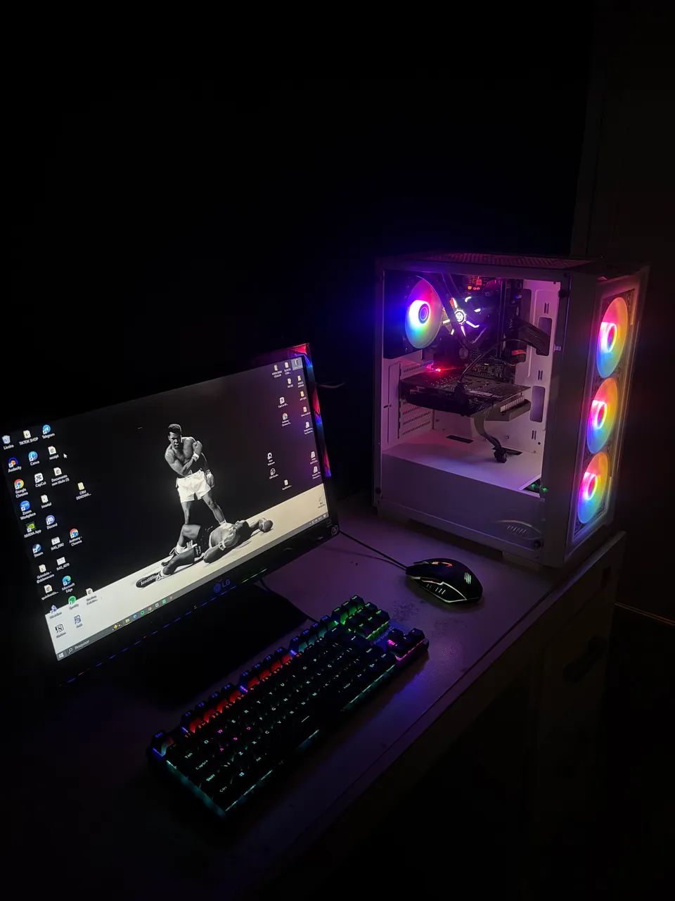 PC GAMER COMPLETO - MONTADO E TESTADO, RODANDO 100%