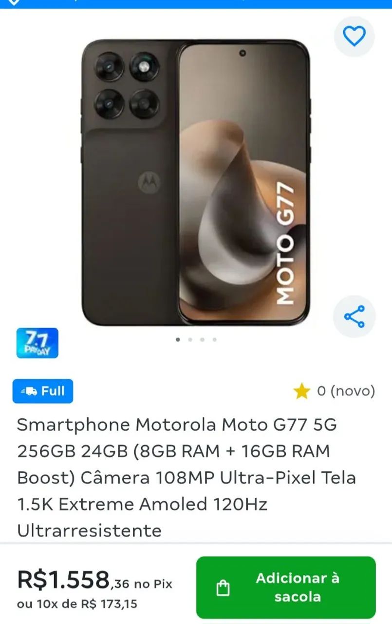 Moto G77 256GB - Foto 3