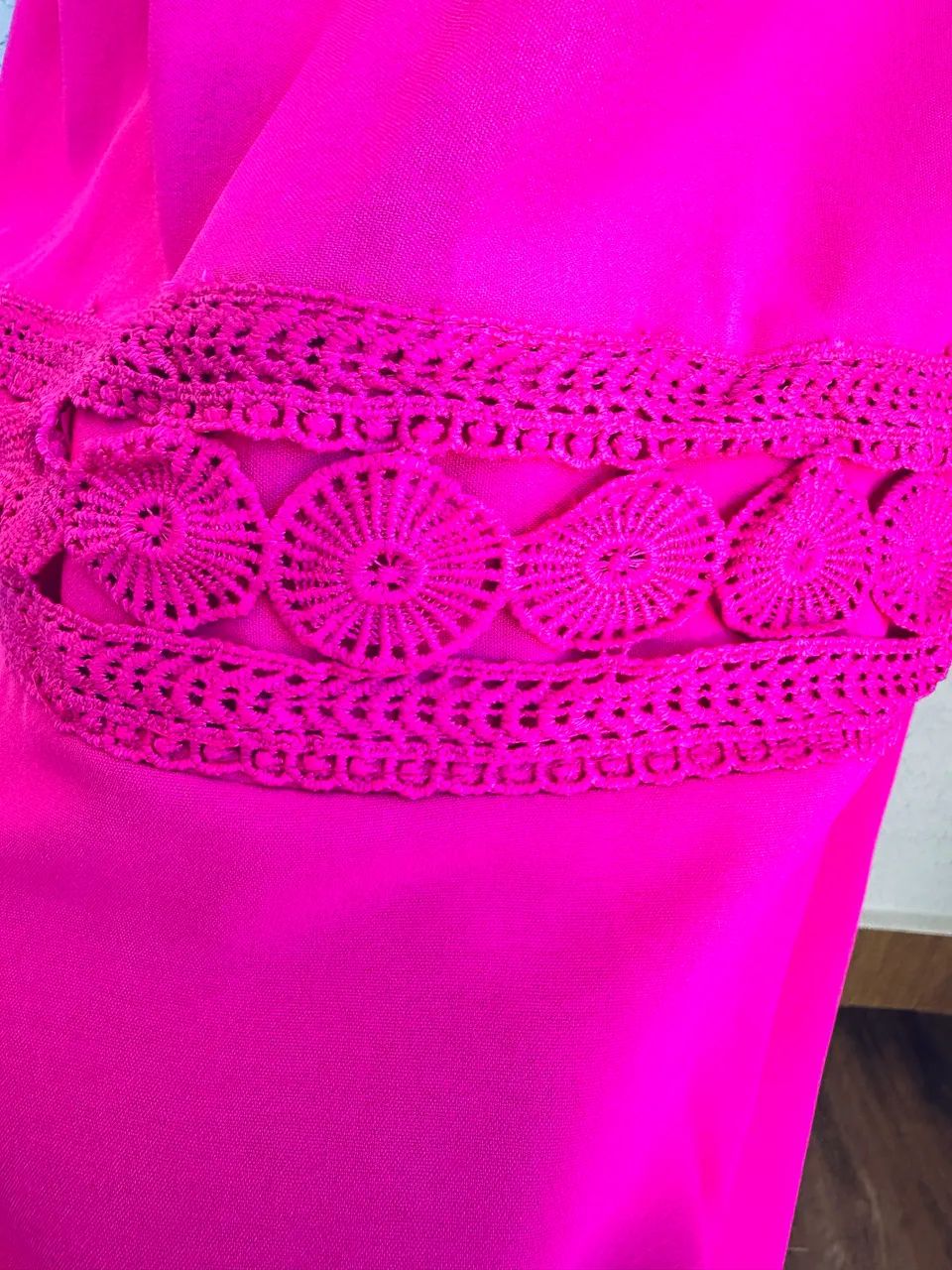 Vestido rosa feminino  - Foto 3