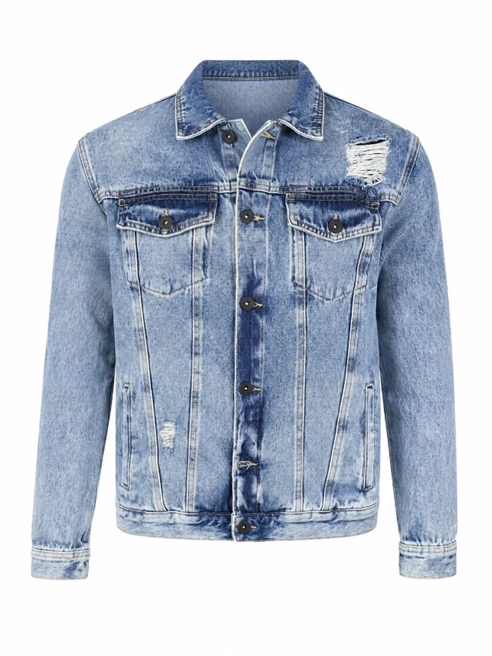 Jaqueta Jeans C&A - tamanho M - Foto 2