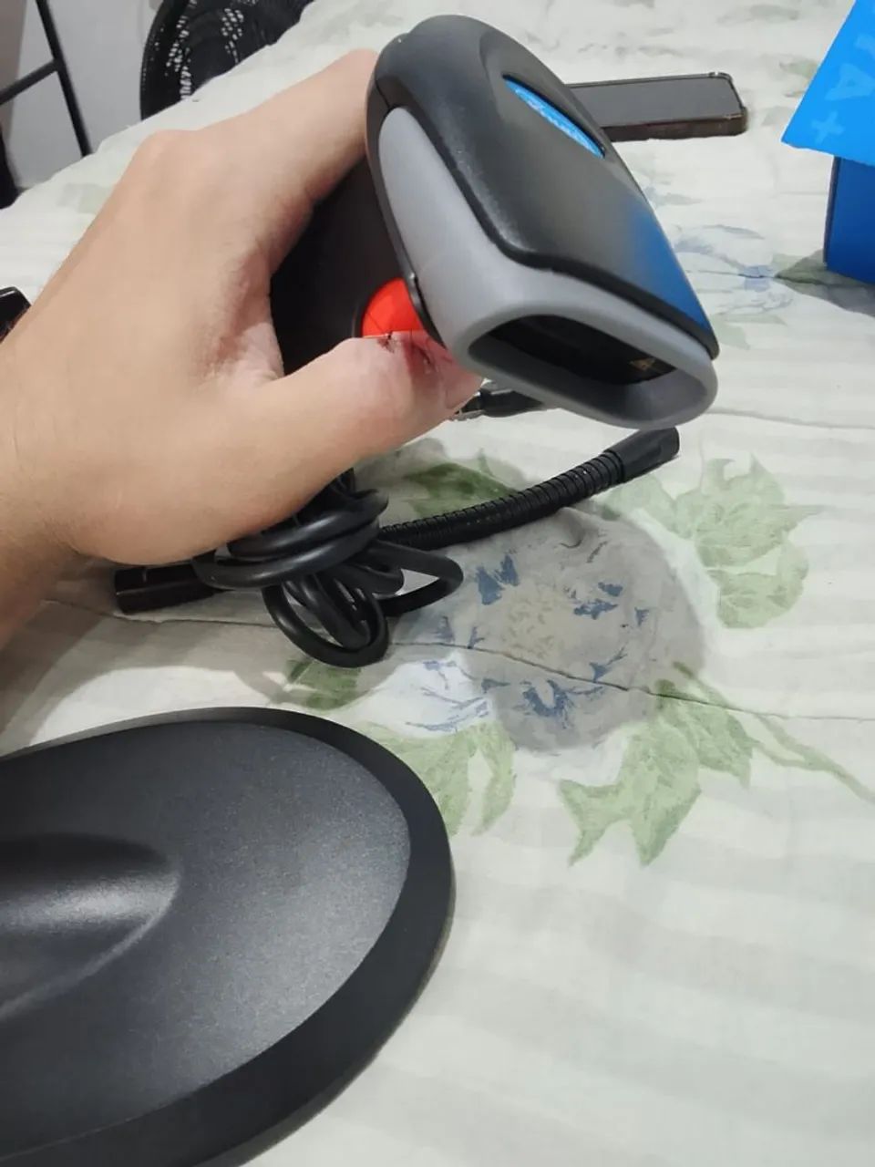 Leitor de Código de Barras a Lazer com suporte - Foto 4