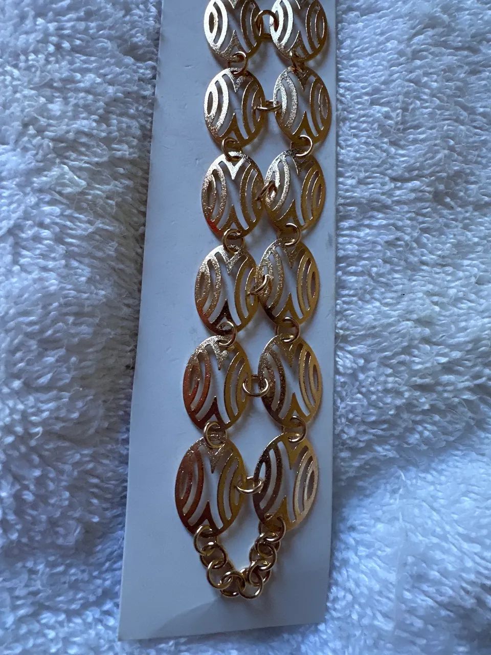 Pulseira dourada dupla  - Foto 3