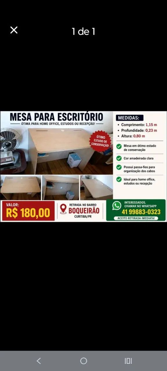 Mesa escritório 