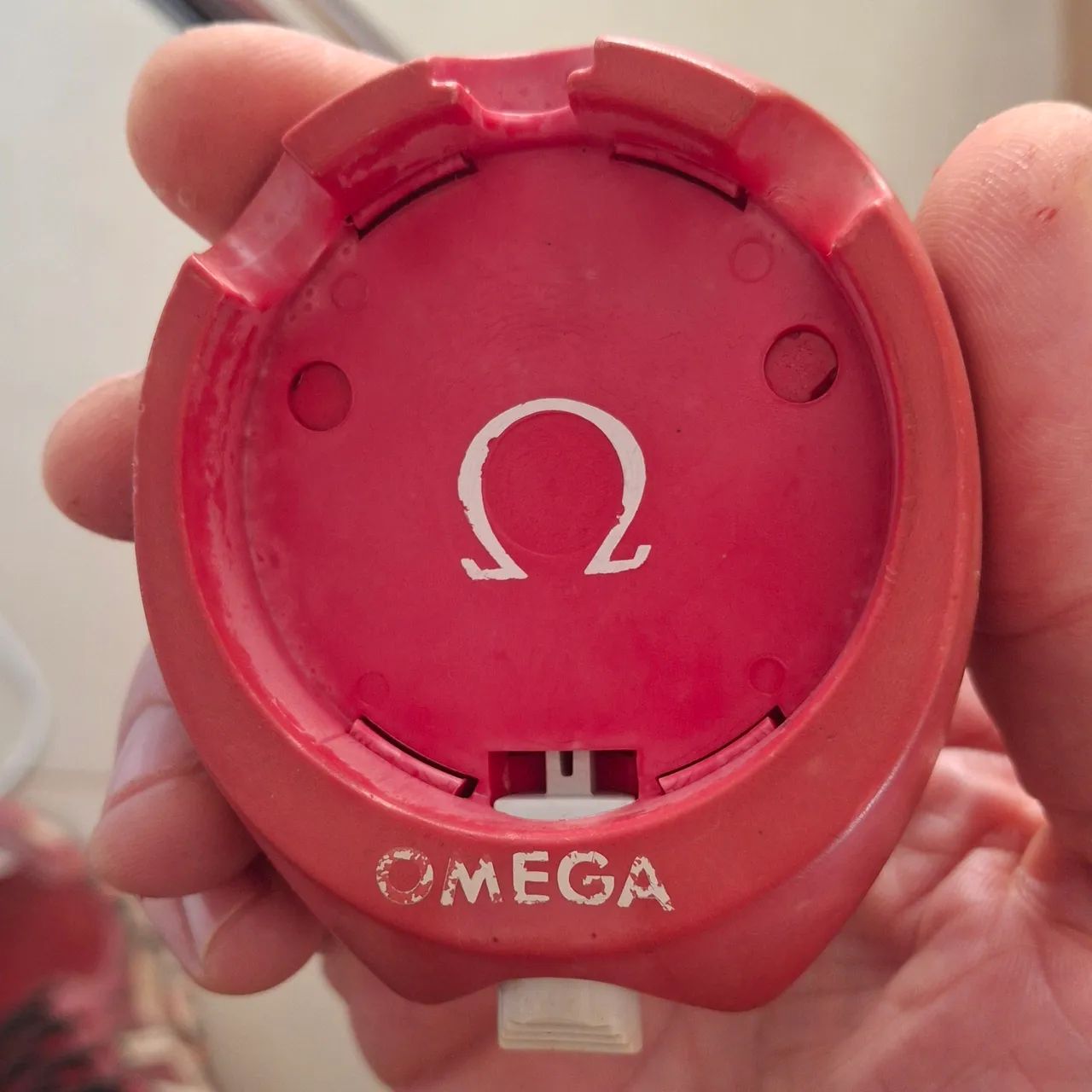 Raro conjunto - Cronógrafo Omega com suporte e caixa - Relógio - Cronógrafo  - Foto 4