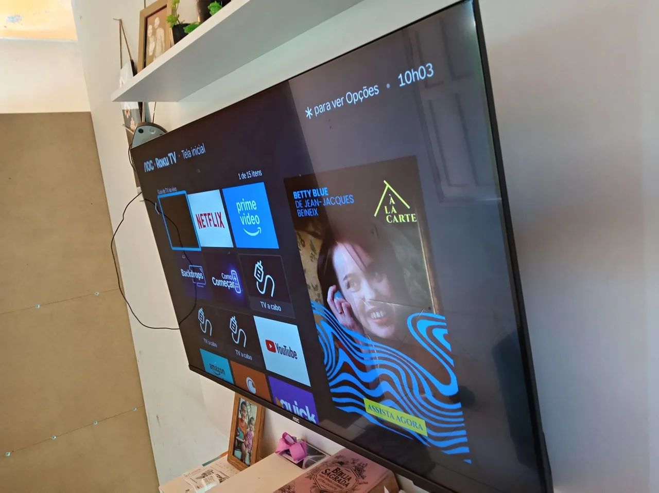 Vends Se essa tv smart aoc 43 polegadas - Foto 3