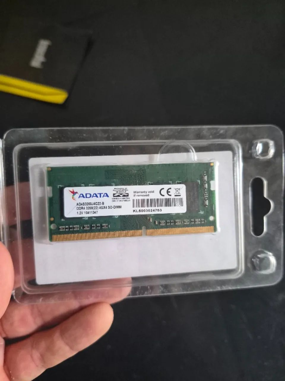 Memória RAM Notebook  ADATA 4GB DDR4 3200MHz SO-DIMM