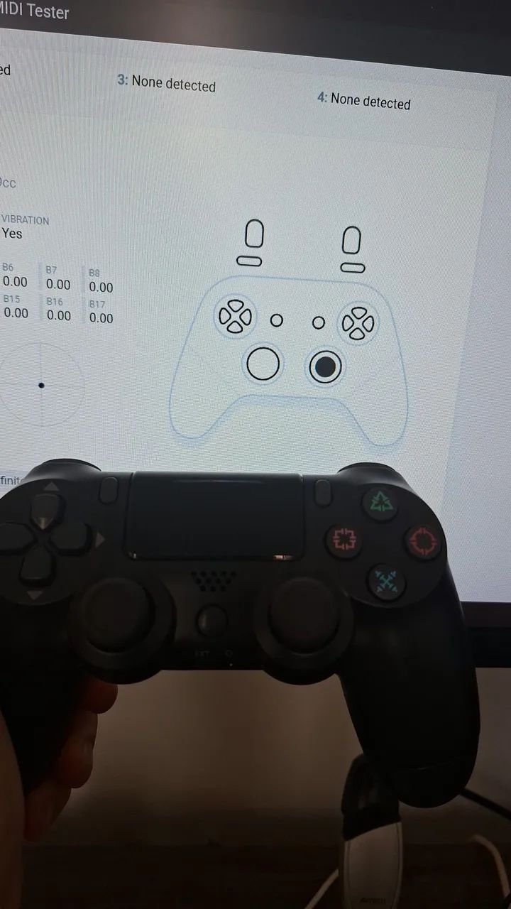 Controle paralelo Ps4 - COM DEFEITO - Foto 2