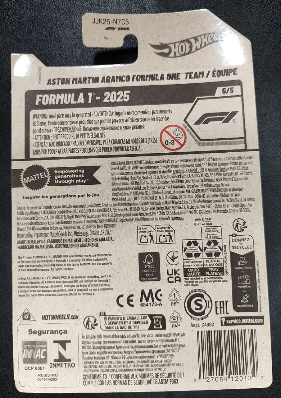 Hotwheels F1 Aston Martin Aramco  - Foto 3