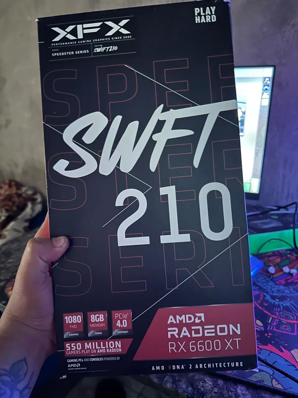 Placa de vídeo AMD RX 6600XT 8Gb  - Foto 2