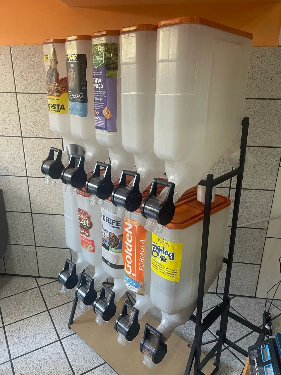 Dispenser ração granel 