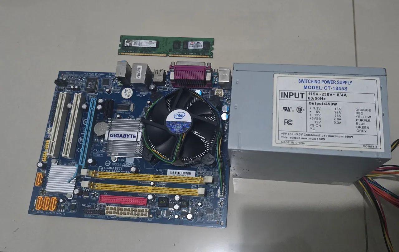 KIT Completo PC Retro / Servidor leve