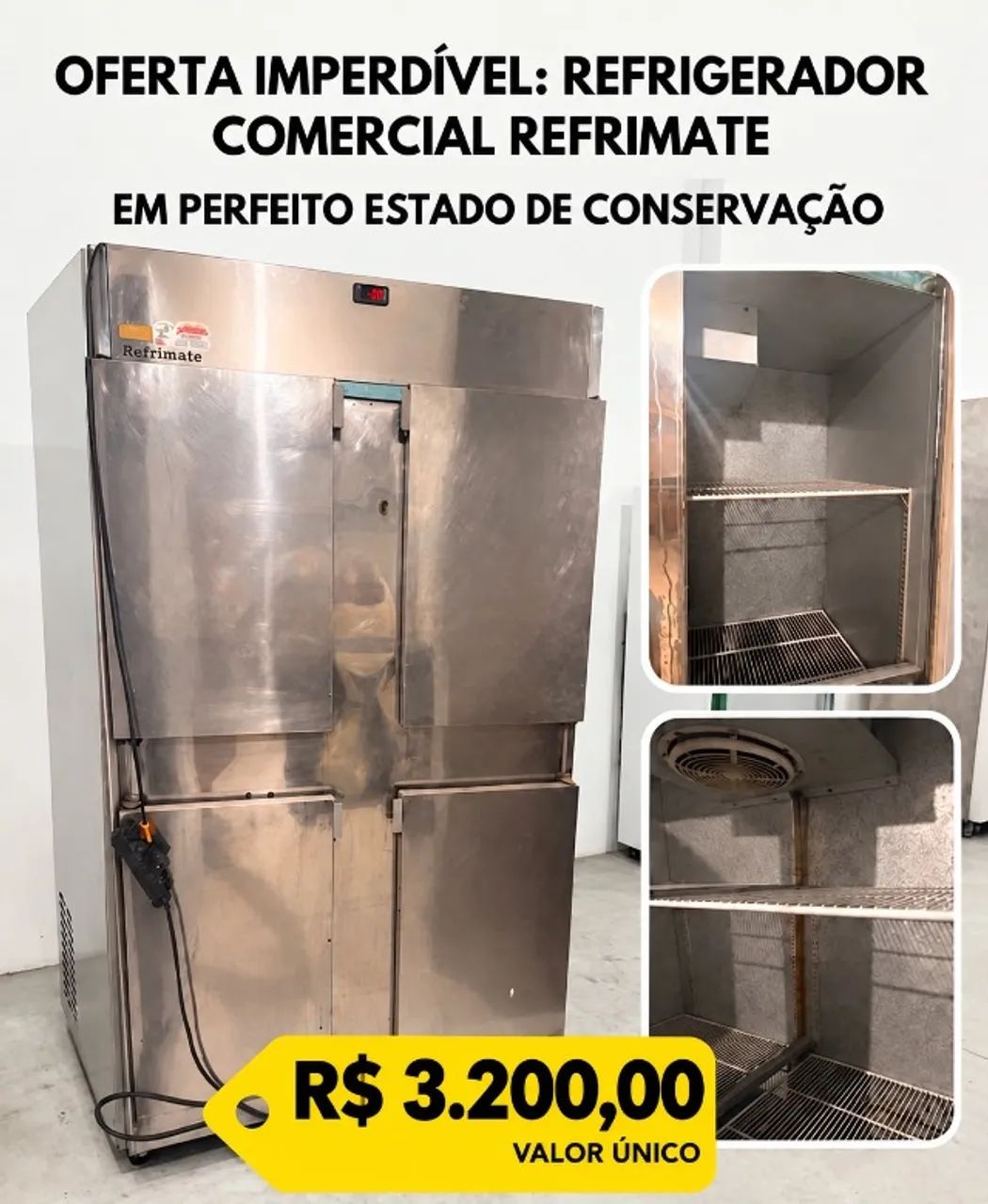 GELADEIRA INDUSTRIAL