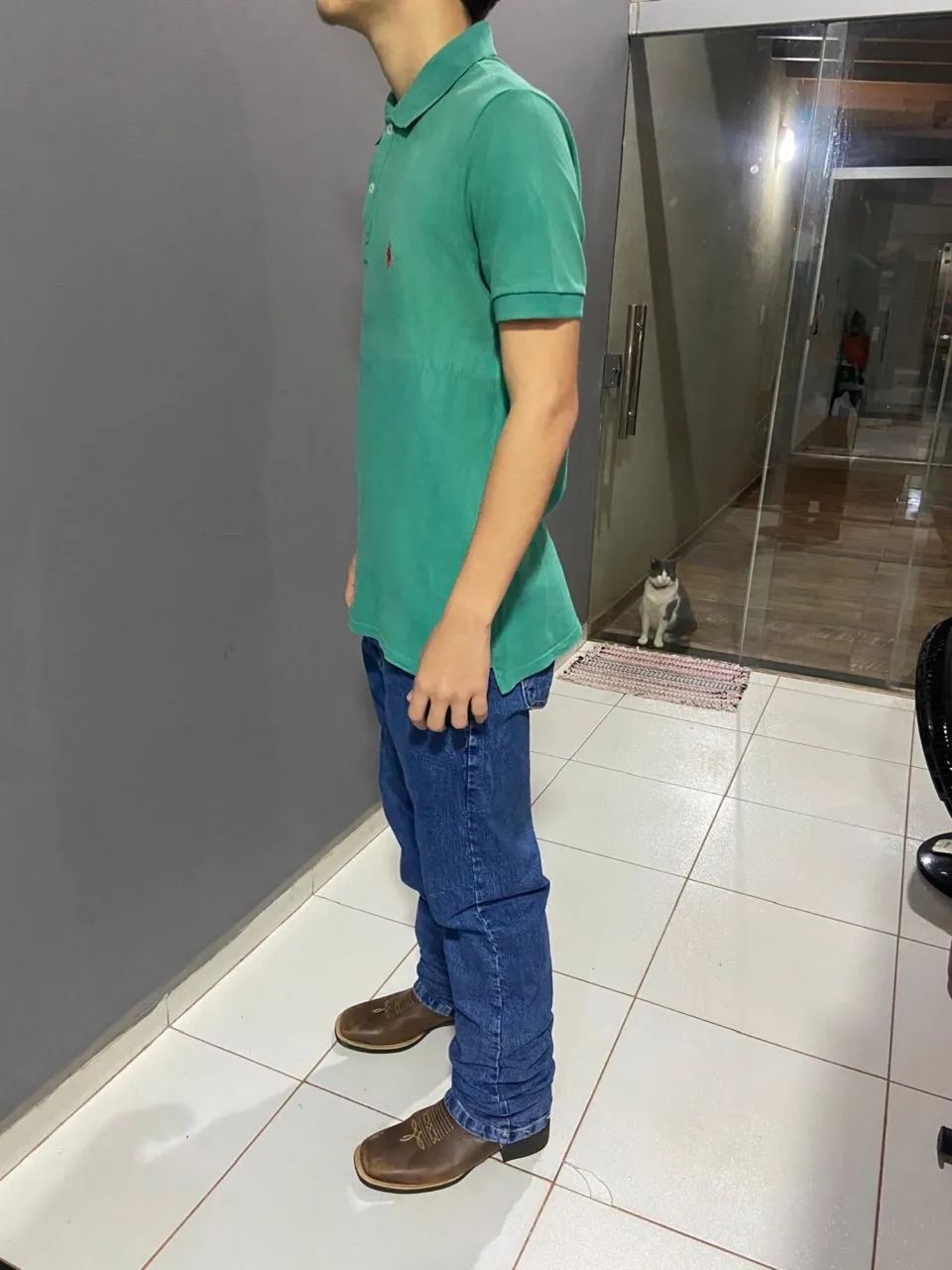 Camisa polo verde  - Foto 2