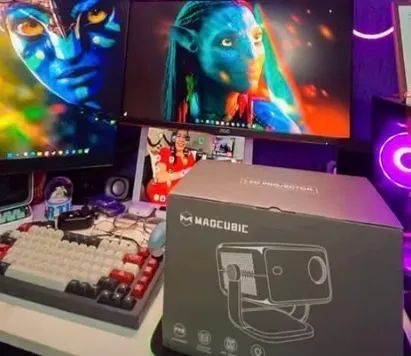 MAGCUBIC Projector L018 700ANSI Foco Automático Android 14 8K/4K Wi-Fi6 Com Bluetooth  - Foto 4