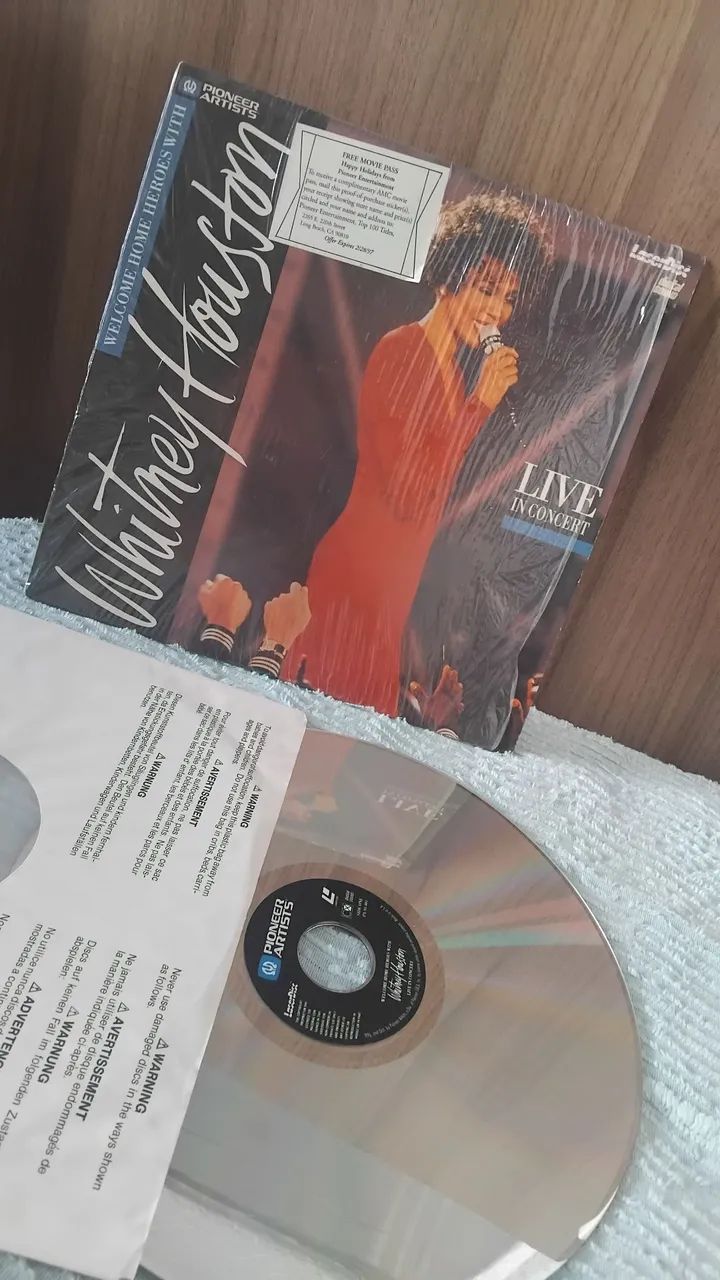 Laser Disc Whitney Houston Live - Foto 3