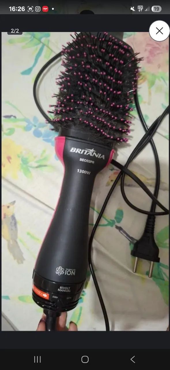ESCOVA SECADORA BRITÂNIA  - Foto 2