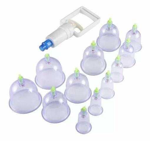 Kit Ventosa com 12 copos Novo