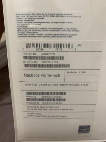 MacBook Pro retina 15,4 - 2018 - proposta somente em dinheiro - Foto 4