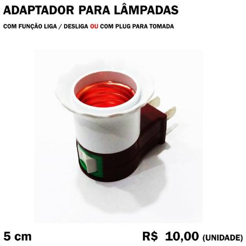 Adaptador para Lâmpada com Interruptor64840799915395120