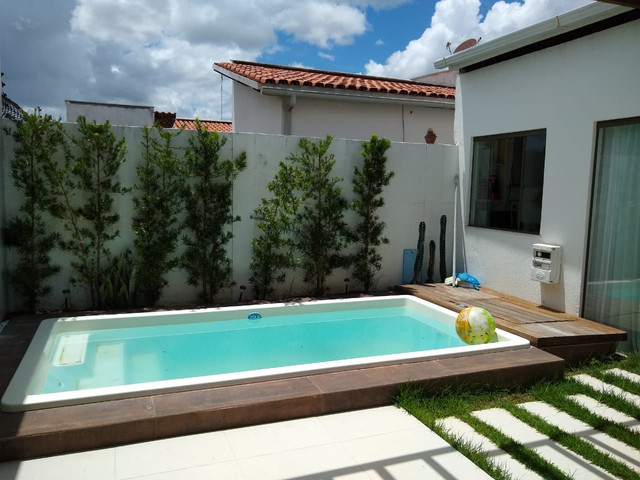 Casa em condomínio fechado, 3/4 um suíte c closet, piscina, área gourmet - Foto 13