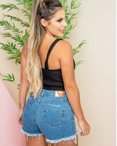 Short jeans feminino. Modelagem perfeita. - Foto 2