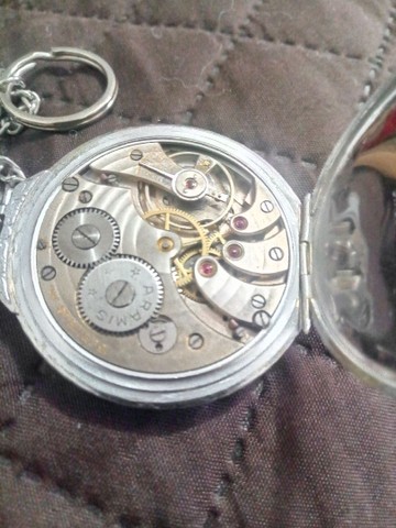 Relógio Bolso ARAMIS antigo funcionando - Foto 6